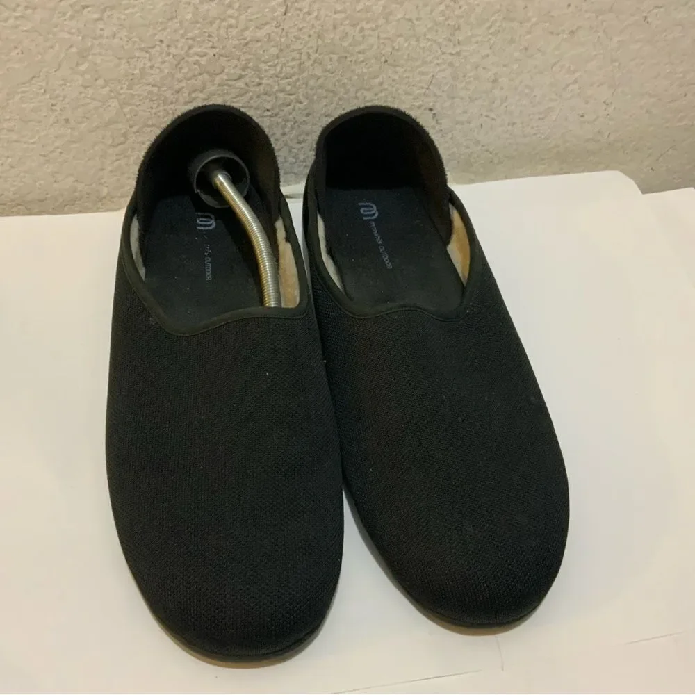 Mahabis Shoes Mens 13.5 black  Iconic Classic Wool Slippers Comfy
